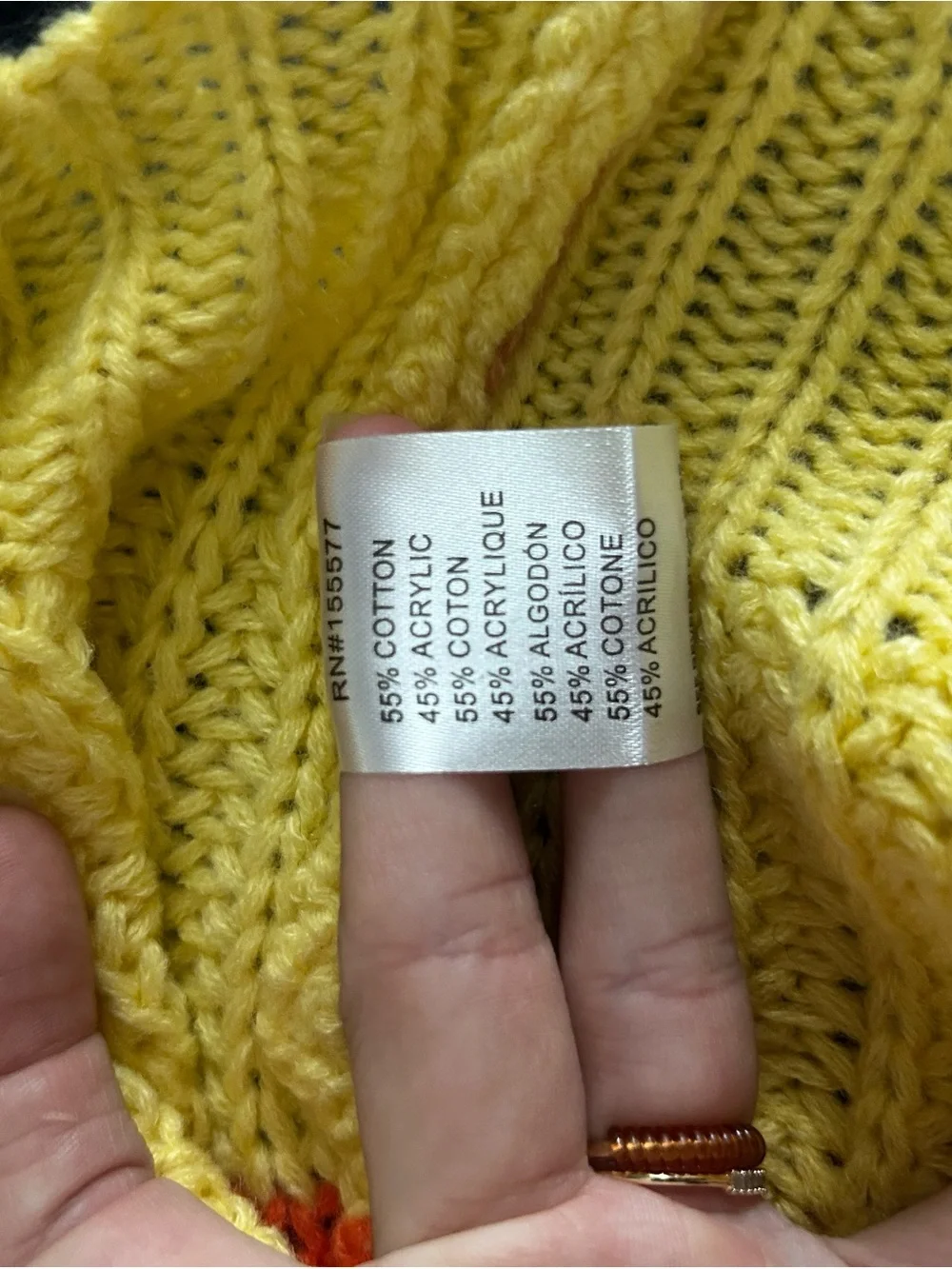 Distressed Multi-Color Stripe V-Neck Sweater - Picture 5 of 5